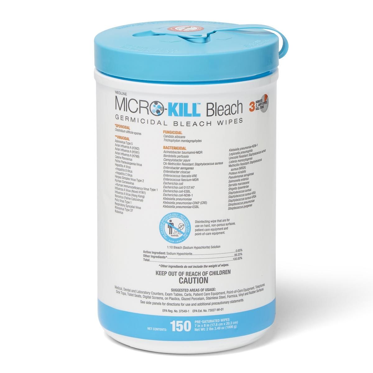 Micro Kill Bleach Wipes