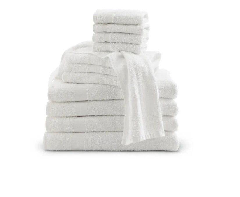 10 Single Wash Cloths 12 X 12