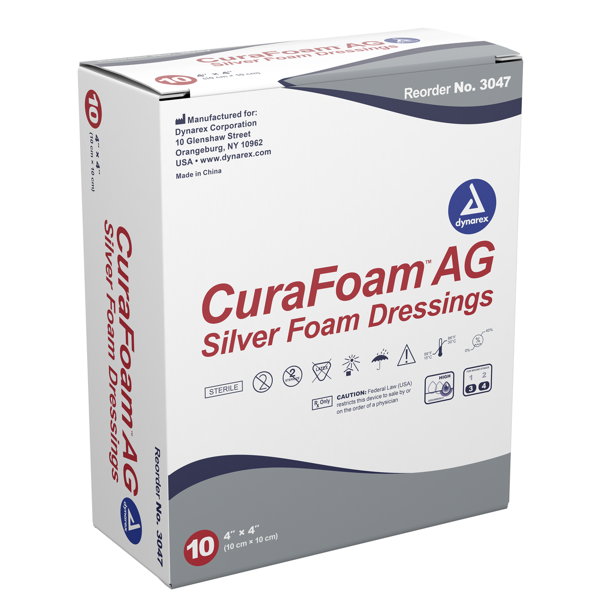 CuraFoam AG Silver Foam Dressing