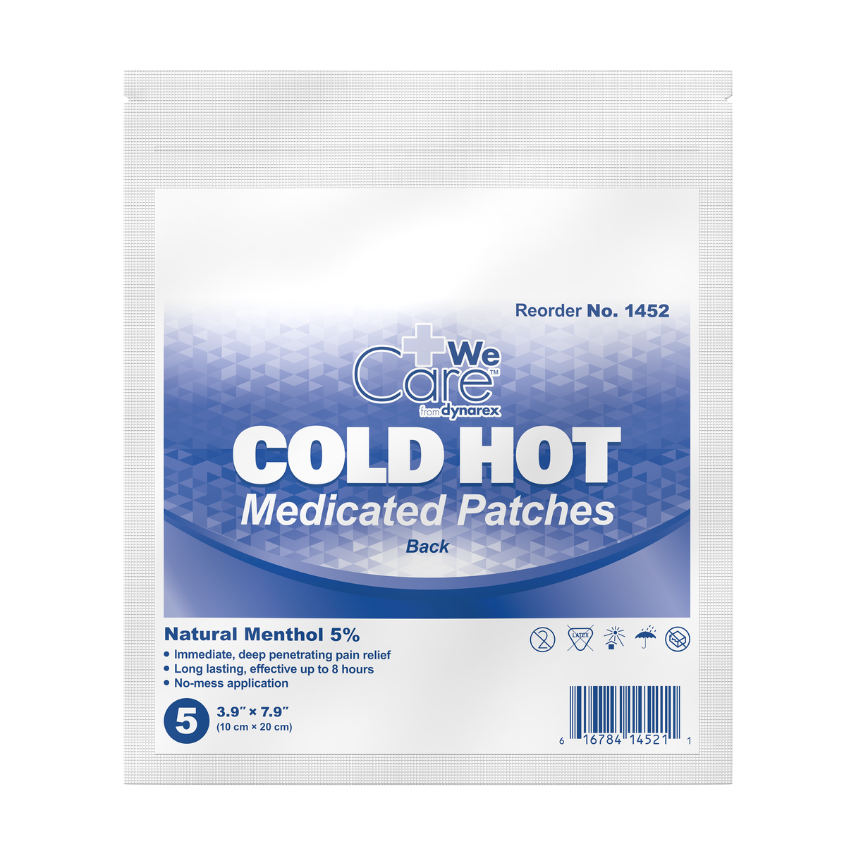 Cold Hot Medicated Patches for Back