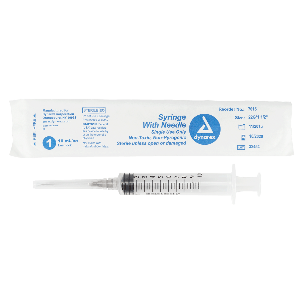 Syringes with Needles Luer Lock