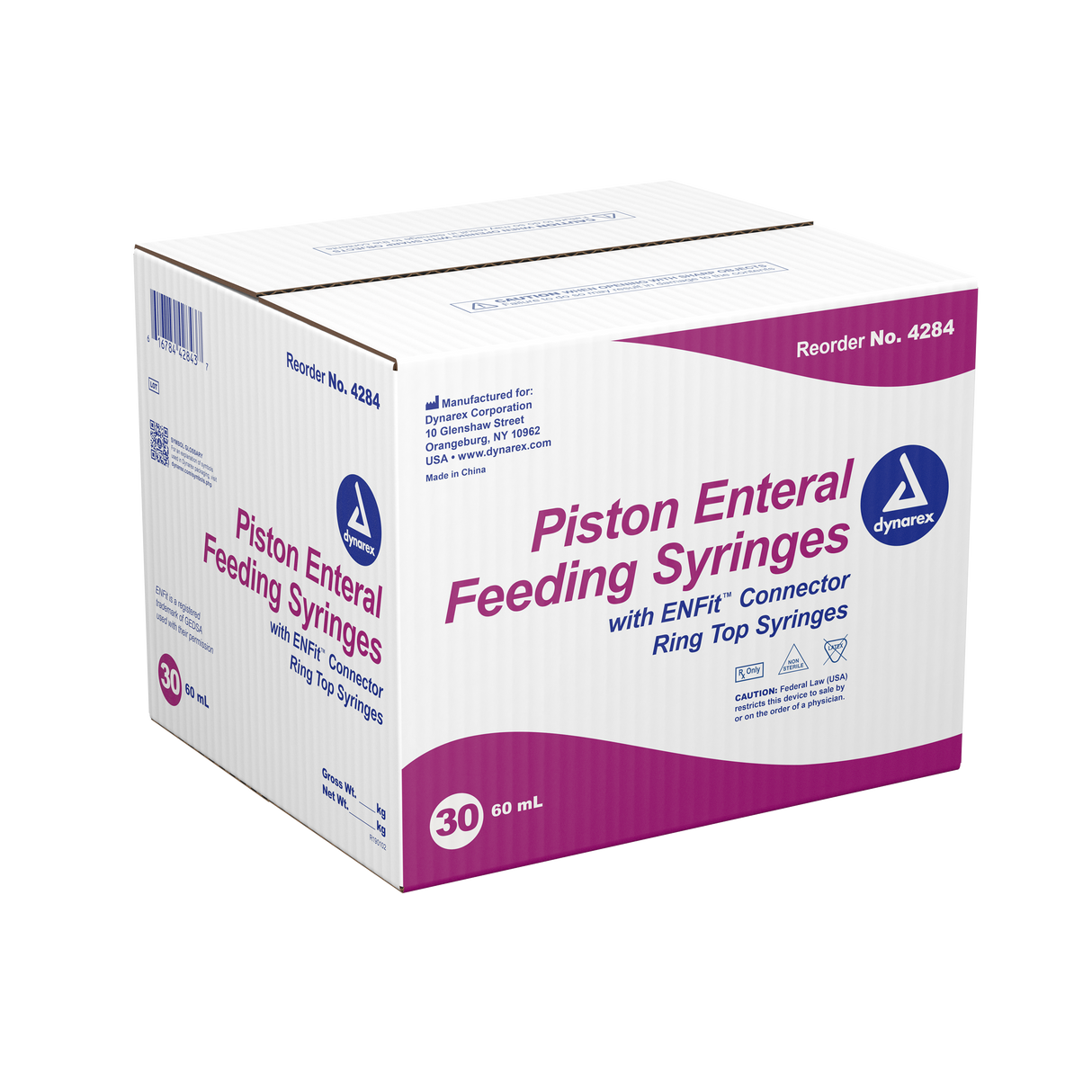 Enteral Feeding Piston Syringe with Enfit Connector