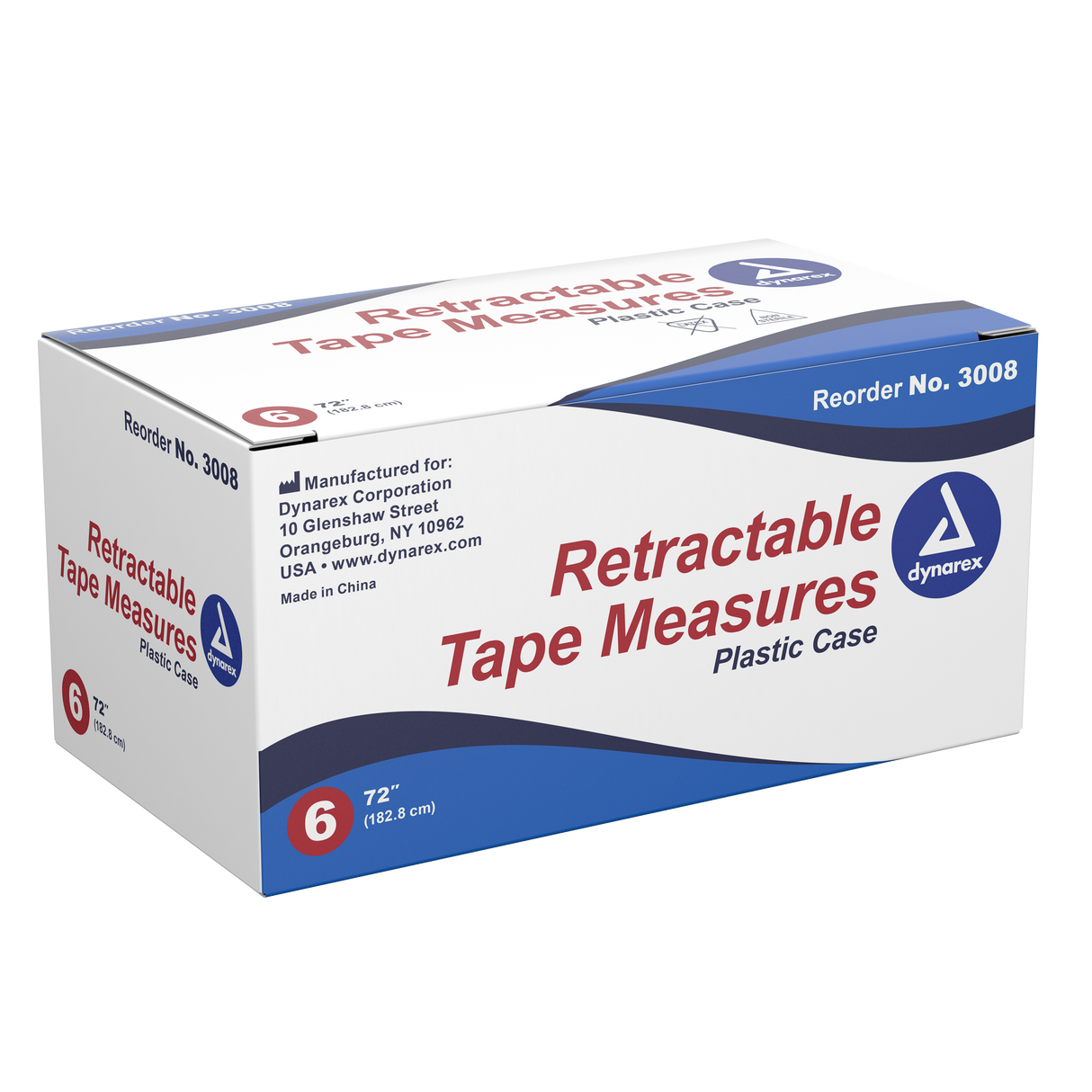 Retractable Tape Measure, 72"