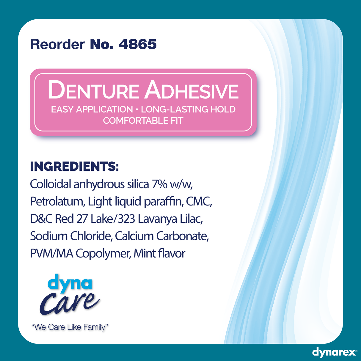 Denture Adhesive 2 oz Tube