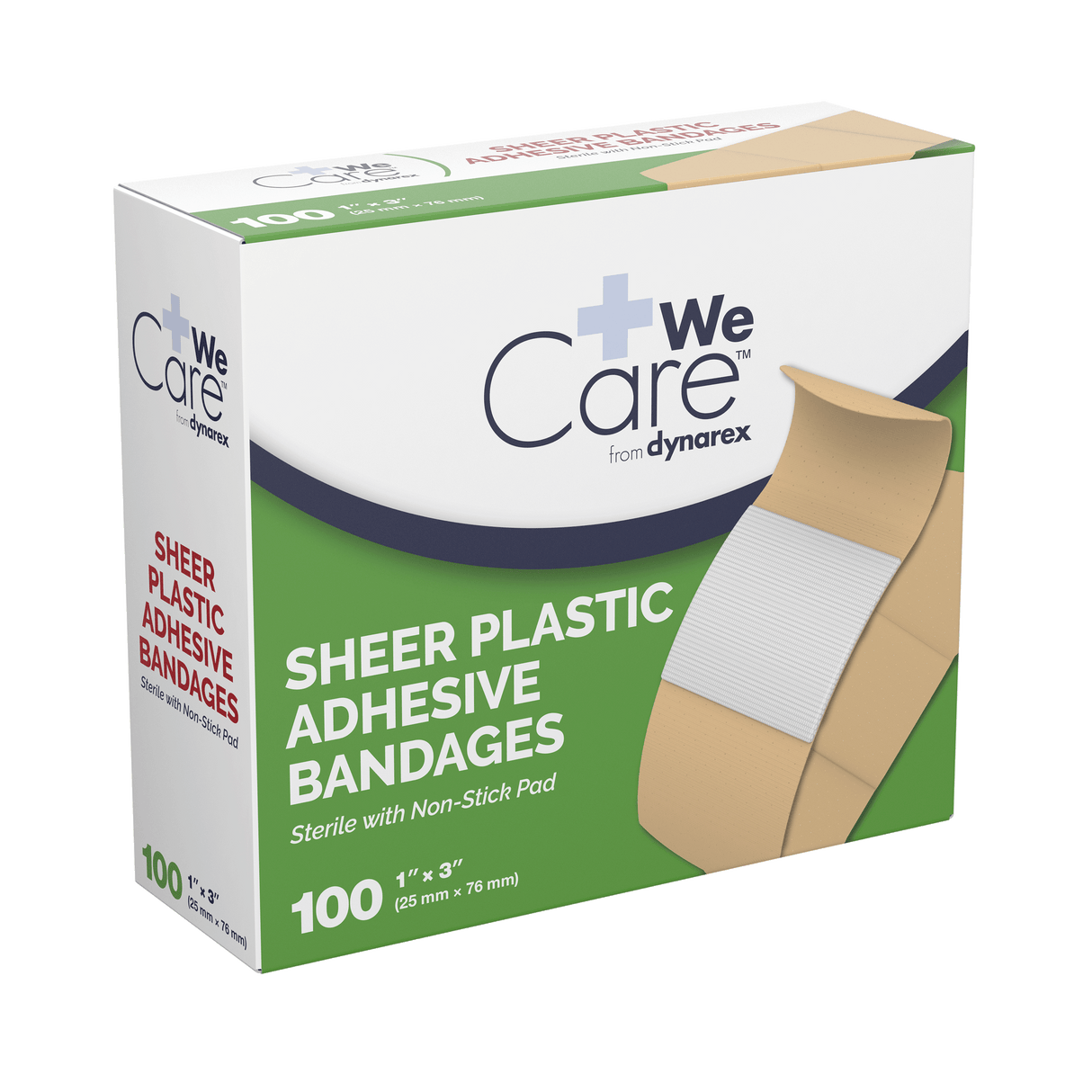 Sheer Plastic Adhesive Bandages Sterile