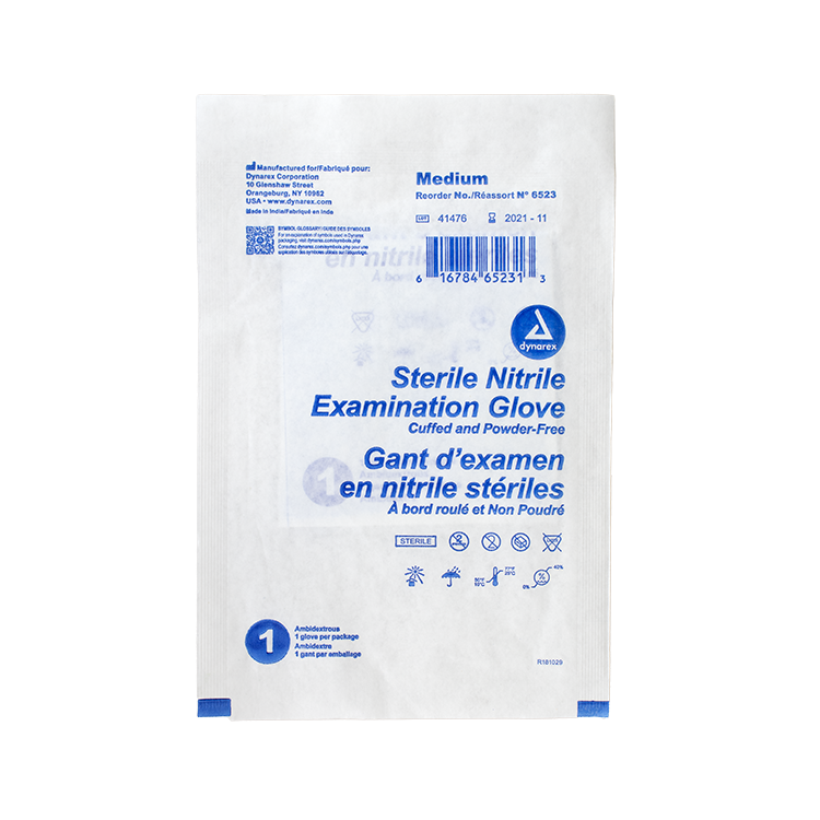 Nitrile Sterile Exam Gloves