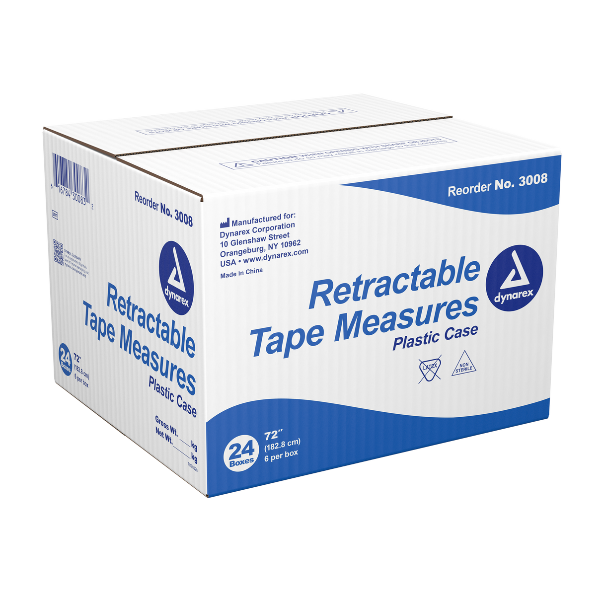 Retractable Tape Measure, 72"